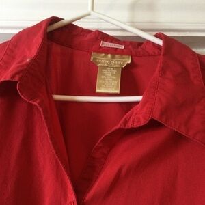 Cotton Ginny hot red shirt